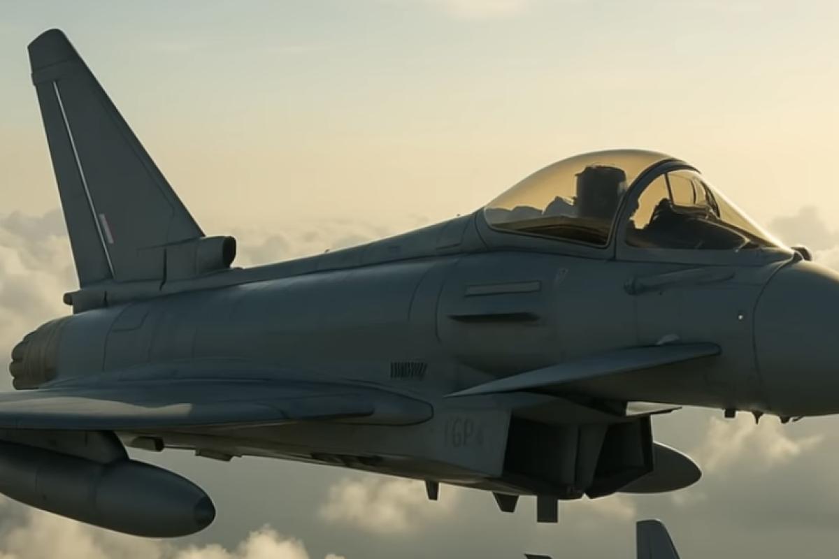 Typhoon fighter jet