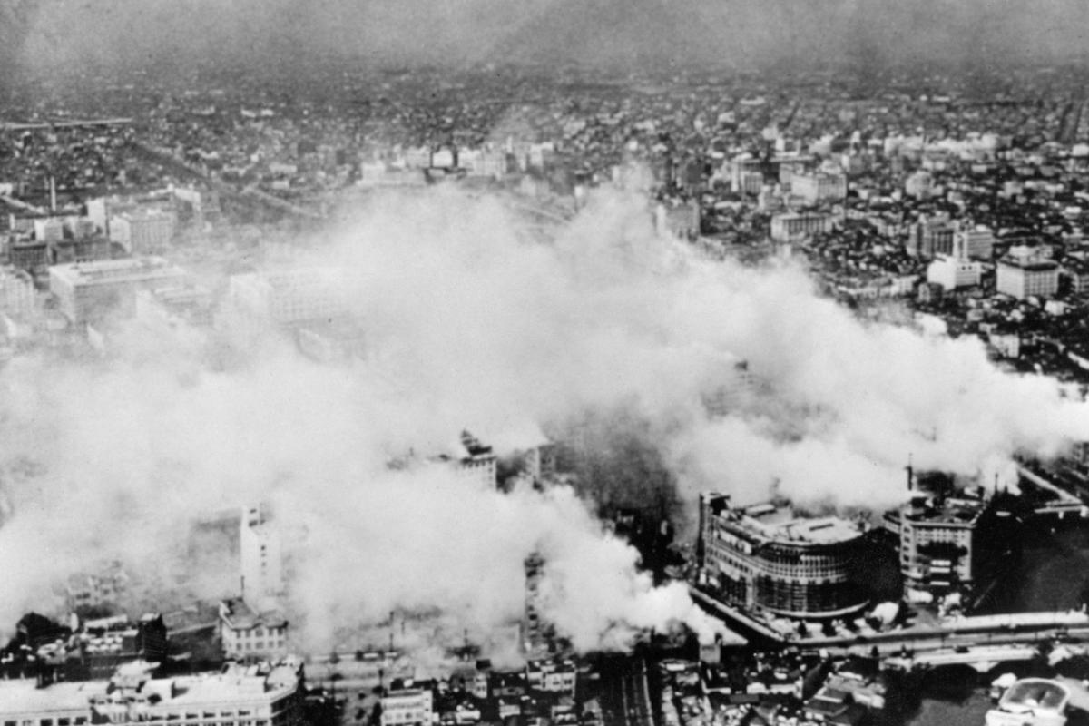Tokoyo bombed 